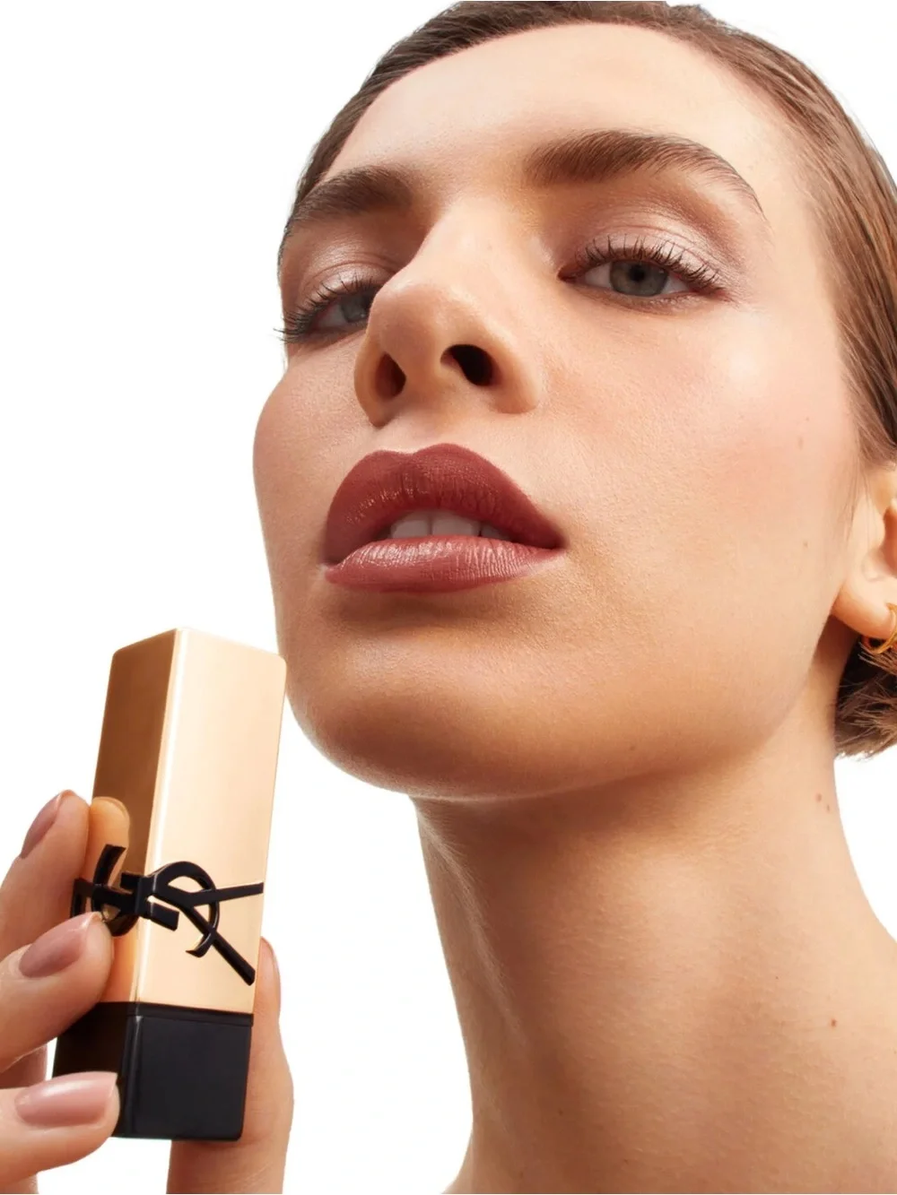 Yves Saint Laurent Rouge Pur Couture Lipstick — Nu Muse (neutral mauve)